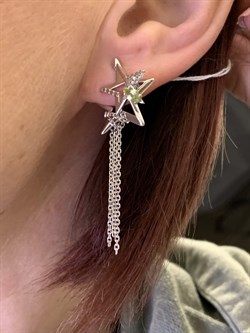 *Серьги Звёзды Хризолит арт. 02-4722-00-205-0200-69-225 вес 5,35 г - фото 278006 *Серьги Звёзды Хризолит арт. 02-4722-00-205-0200-69-225 вес 5,35 г - фото 278006