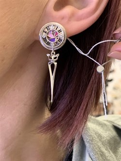 *Серьги Часы Топаз Эмаль арт. 02-4720-00-201-0200-68-206 вес 6,13 г - фото 278109 *Серьги Часы Топаз Эмаль арт. 02-4720-00-201-0200-68-206 вес 6,13 г - фото 278109