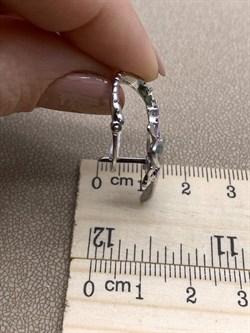 *Серьги Стрекозы Аметист Эмаль арт. 02-4782-00-203-0200-68-366 вес 6,44 г - фото 278139