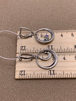 *Серьги Полумесяцы Эмаль арт. 02-4742-00-000-0200-69-030 вес 4,73 г - фото 278213 *Серьги Полумесяцы Эмаль арт. 02-4742-00-000-0200-69-030 вес 4,73 г - фото 278213