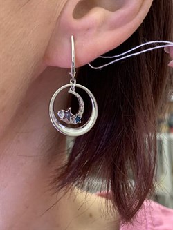 *Серьги Полумесяцы Эмаль арт. 02-4742-00-000-0200-69-030 вес 4,73 г - фото 278216 *Серьги Полумесяцы Эмаль арт. 02-4742-00-000-0200-69-030 вес 4,73 г - фото 278216