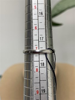 *Кольцо р.17,5 Белый Бр. арт. 01-1489/000Б-00-982 Вес 1,47 г - фото 278412