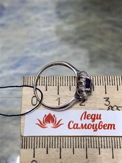 *Кольцо р.17,5  Аметист иск арт. 01-0046/ЮСАМ-00-600 Вес 2,64 г - фото 278431 *Кольцо р.17,5  Аметист иск арт. 01-0046/ЮСАМ-00-600 Вес 2,64 г - фото 278431