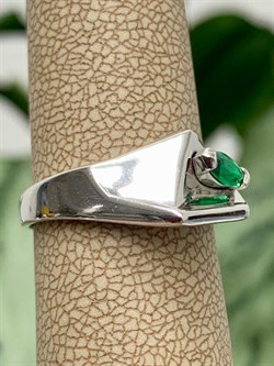 *Кольцо р.16,5 иск Изумруд арт. 01-0560/00НИ-00-912 вес 4 г - фото 278466