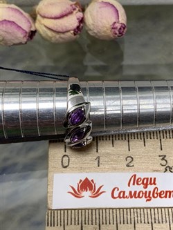 *Кольцо р.18 Аметист арт. 01-0511/00АМ-00-917 Вес 3,07 г - фото 278492