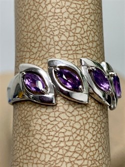 *Кольцо р.18 Аметист арт. 01-0511/00АМ-00-917 Вес 3,07 г - фото 278497