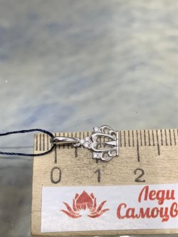 *Подвеска Корона Белый Фианит арт. 03-0687/00КЦ-00-101 вес 0,67 г - фото 278591