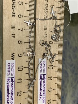 *Браслет р.17-19 Белый Бр. арт. 05-2868/000Б-00-058 вес 2,71 г - фото 278638 *Браслет р.17-19 Белый Бр. арт. 05-2868/000Б-00-058 вес 2,71 г - фото 278638