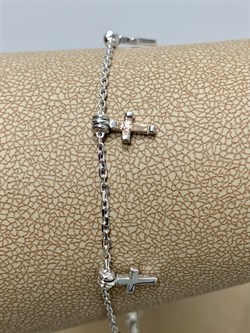 *Браслет р.17-19 Белый Бр. арт. 05-2868/000Б-00-058 вес 2,71 г - фото 278642 *Браслет р.17-19 Белый Бр. арт. 05-2868/000Б-00-058 вес 2,71 г - фото 278642