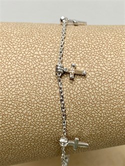 *Браслет р.17-19 Белый Бр. арт. 05-2868/000Б-00-058 вес 2,71 г - фото 278644 *Браслет р.17-19 Белый Бр. арт. 05-2868/000Б-00-058 вес 2,71 г - фото 278644