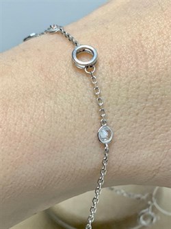 *Браслет р.17-19 Белый Фианит арт. 05-2799/00СВ-00-071 вес 1,93 г - фото 278651 *Браслет р.17-19 Белый Фианит арт. 05-2799/00СВ-00-071 вес 1,93 г - фото 278651