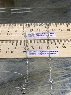 *Браслет р.17-19 Белый Фианит арт. 05-2799/00СВ-00-071 вес 1,93 г - фото 278654 *Браслет р.17-19 Белый Фианит арт. 05-2799/00СВ-00-071 вес 1,93 г - фото 278654