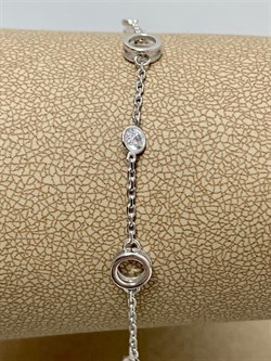 *Браслет р.17-19 Белый Фианит арт. 05-2799/00СВ-00-071 вес 1,93 г - фото 278655 *Браслет р.17-19 Белый Фианит арт. 05-2799/00СВ-00-071 вес 1,93 г - фото 278655