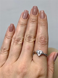 *Кольцо р.18 Эмаль Эмаль арт. 01-1348/0ЭМ3-00-969 вес 2,21 г - фото 278932