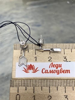 *Серьги Пусеты Стлелы Эмаль арт. 02-2672/0ЭМ3-00-077 вес 1,83 г - фото 279044