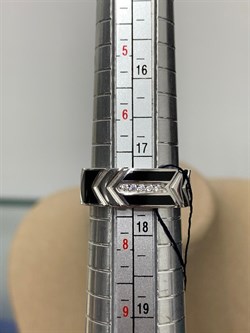 *Кольцо р.17,5 Эмаль Фианит арт. 01-2672/0ЭМ3-00-872 вес 5,1 г - фото 279060 *Кольцо р.17,5 Эмаль Фианит арт. 01-2672/0ЭМ3-00-872 вес 5,1 г - фото 279060