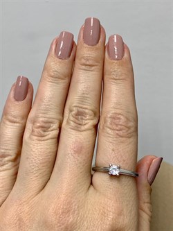 *Кольцо р.18,5 Белый Фианит арт. 01-2957/00КЦ-00-678 вес 1,77 г - фото 279104 *Кольцо р.18,5 Белый Фианит арт. 01-2957/00КЦ-00-678 вес 1,77 г - фото 279104