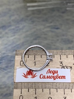 *Кольцо р.18 Белый Фианит арт. 01-2957/00КЦ-00-777 вес 1,8 г - фото 279118 *Кольцо р.18 Белый Фианит арт. 01-2957/00КЦ-00-777 вес 1,8 г - фото 279118