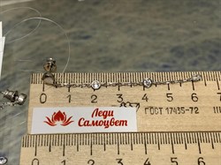 *Серьги Пусеты Белый Фианит арт. 02-2798/00СВ-00-780 вес 1,85 г - фото 279467 *Серьги Пусеты Белый Фианит арт. 02-2798/00СВ-00-780 вес 1,85 г - фото 279467