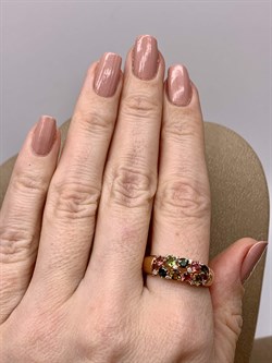 *Кольцо р.20 Микс Турмалин цв Красное арт. 1-107374-00-60-101 вес 3,72 г - фото 279679 *Кольцо р.20 Микс Турмалин цв Красное арт. 1-107374-00-60-101 вес 3,72 г - фото 279679