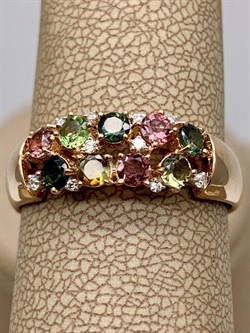 *Кольцо р.20 Микс Турмалин цв Красное арт. 1-107374-00-60-101 вес 3,72 г - фото 279680 *Кольцо р.20 Микс Турмалин цв Красное арт. 1-107374-00-60-101 вес 3,72 г - фото 279680