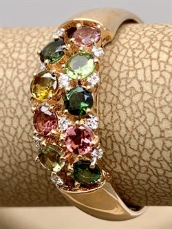 *Кольцо р.20 Микс Турмалин цв Красное арт. 1-107374-00-60-101 вес 3,72 г - фото 279684 *Кольцо р.20 Микс Турмалин цв Красное арт. 1-107374-00-60-101 вес 3,72 г - фото 279684