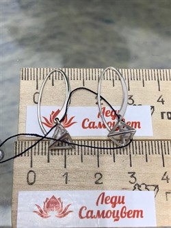 *Серьги Петли Белый Фианит арт. 02-1777/00КЦ-00-988 вес 1,67 г - фото 279715 *Серьги Петли Белый Фианит арт. 02-1777/00КЦ-00-988 вес 1,67 г - фото 279715