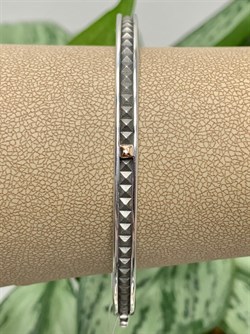 *Браслет-Бэнгл р.18 Белый Бр. арт. 05-2649/000Б-17-018 вес 16,12 г - фото 279783