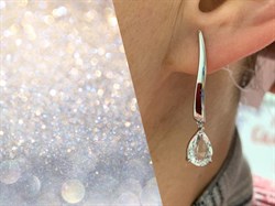 *Серьги Прищепки Горный Хрусталь арт. 02-1988/00ГХ-00-028 вес 5,3 г - фото 279826 *Серьги Прищепки Горный Хрусталь арт. 02-1988/00ГХ-00-028 вес 5,3 г - фото 279826