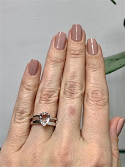 *Кольцо р.16,5 Горный Хрусталь арт. 01-1988/00ГХ-00-932 вес 4,2 г - фото 279840