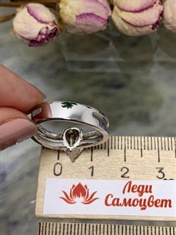 *Кольцо р.16,5 Горный Хрусталь арт. 01-1988/00ГХ-00-932 вес 4,2 г - фото 279843