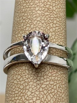 *Кольцо р.16,5 Горный Хрусталь арт. 01-1988/00ГХ-00-932 вес 4,2 г - фото 279849