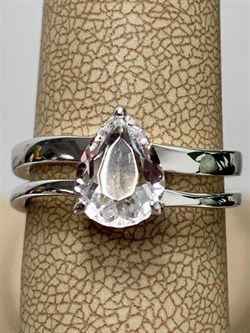 *Кольцо р.19,5 Горный Хрусталь арт. 01-1988/00ГХ-00-867 вес 5 г - фото 279977