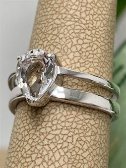 *Кольцо р.19,5 Горный Хрусталь арт. 01-1988/00ГХ-00-867 вес 5 г - фото 279980