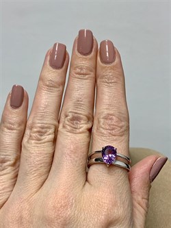 *Кольцо р.18,5 Аметист арт. 01-1988/00АМ-00-313 Вес 4,49 г - фото 279991 *Кольцо р.18,5 Аметист арт. 01-1988/00АМ-00-313 Вес 4,49 г - фото 279991