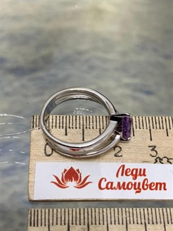 *Кольцо р.18,5 Аметист арт. 01-1988/00АМ-00-313 Вес 4,49 г - фото 279996 *Кольцо р.18,5 Аметист арт. 01-1988/00АМ-00-313 Вес 4,49 г - фото 279996