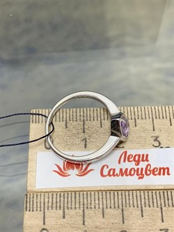 *Кольцо р.17 Аметист арт. 01-1697/00АМ-00-995 вес 2,50 г - фото 280129 *Кольцо р.17 Аметист арт. 01-1697/00АМ-00-995 вес 2,50 г - фото 280129