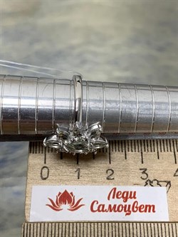 *Кольцо р.19,5 Празиолит арт. 01-2409/000П-00-155 вес 3,95 г - фото 280252 *Кольцо р.19,5 Празиолит арт. 01-2409/000П-00-155 вес 3,95 г - фото 280252