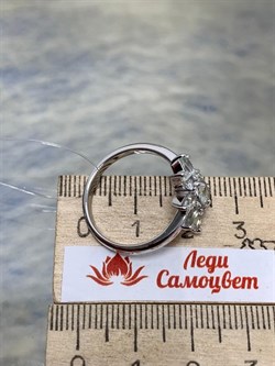 *Кольцо р.19,5 Празиолит арт. 01-2409/000П-00-155 вес 3,95 г - фото 280253 *Кольцо р.19,5 Празиолит арт. 01-2409/000П-00-155 вес 3,95 г - фото 280253