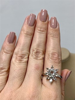 *Кольцо р.19 Празиолит арт. 01-2409/000П-00-776 вес 4,01 г - фото 280261 *Кольцо р.19 Празиолит арт. 01-2409/000П-00-776 вес 4,01 г - фото 280261