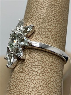 *Кольцо р.19 Празиолит арт. 01-2409/000П-00-776 вес 4,01 г - фото 280268 *Кольцо р.19 Празиолит арт. 01-2409/000П-00-776 вес 4,01 г - фото 280268