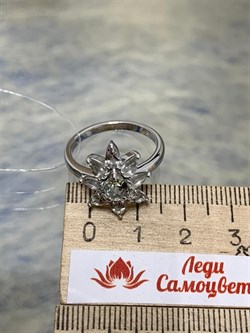 *Кольцо р.18,5 Празиолит арт. 01-2409/000П-00-769 вес 3,94 г - фото 280276 *Кольцо р.18,5 Празиолит арт. 01-2409/000П-00-769 вес 3,94 г - фото 280276