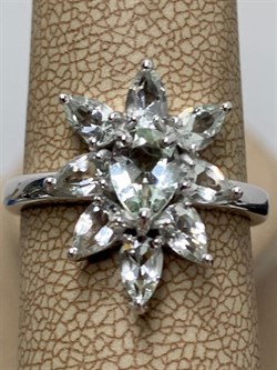 *Кольцо р.18 Празиолит арт. 01-2409/000П-00-752 вес 3,8 г - фото 280289