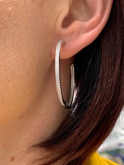 *Серьги Конго Фианит арт. 02-2288/00КЦ-00-100 вес 6,97 г - фото 280515