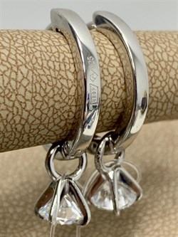 *Серьги Конго Трансформеры Белый Фианит арт. 02-2534/00СВ-00-640 вес 5,23 г - фото 280533 *Серьги Конго Трансформеры Белый Фианит арт. 02-2534/00СВ-00-640 вес 5,23 г - фото 280533