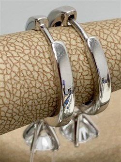 *Серьги Конго Трансформеры Белый Фианит арт. 02-2534/00СВ-00-640 вес 5,23 г - фото 280534 *Серьги Конго Трансформеры Белый Фианит арт. 02-2534/00СВ-00-640 вес 5,23 г - фото 280534