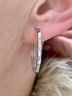 *Серьги Конго Белый Фианит арт. 02-2287/00КЦ-00-954 вес 5,06 г - фото 280540 *Серьги Конго Белый Фианит арт. 02-2287/00КЦ-00-954 вес 5,06 г - фото 280540