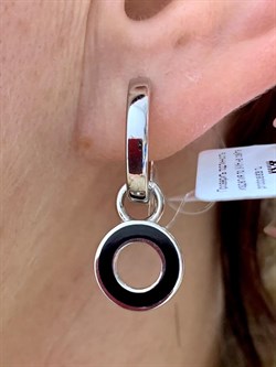 *Серьги Конго Трансформеры Эмаль Белый Фианит арт. 02-2682/0ЭМ3-00-007 вес 6,5 г - фото 280576 *Серьги Конго Трансформеры Эмаль Белый Фианит арт. 02-2682/0ЭМ3-00-007 вес 6,5 г - фото 280576