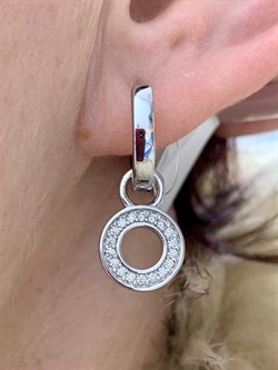 *Серьги Конго Трансформеры Эмаль Белый Фианит арт. 02-2682/0ЭМ3-00-007 вес 6,5 г - фото 280577 *Серьги Конго Трансформеры Эмаль Белый Фианит арт. 02-2682/0ЭМ3-00-007 вес 6,5 г - фото 280577