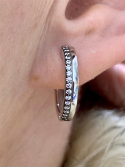 *Серьги Конго Белый Фианит арт. 02-2284/00КЦ-07-851 вес 4,55 г - фото 280677 *Серьги Конго Белый Фианит арт. 02-2284/00КЦ-07-851 вес 4,55 г - фото 280677